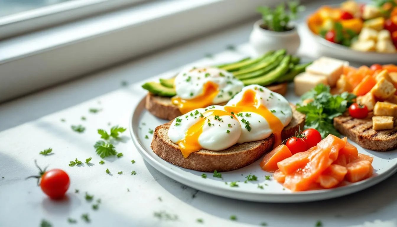 le secret pour des œufs pochés parfaits pour un brunch protéiné représentation