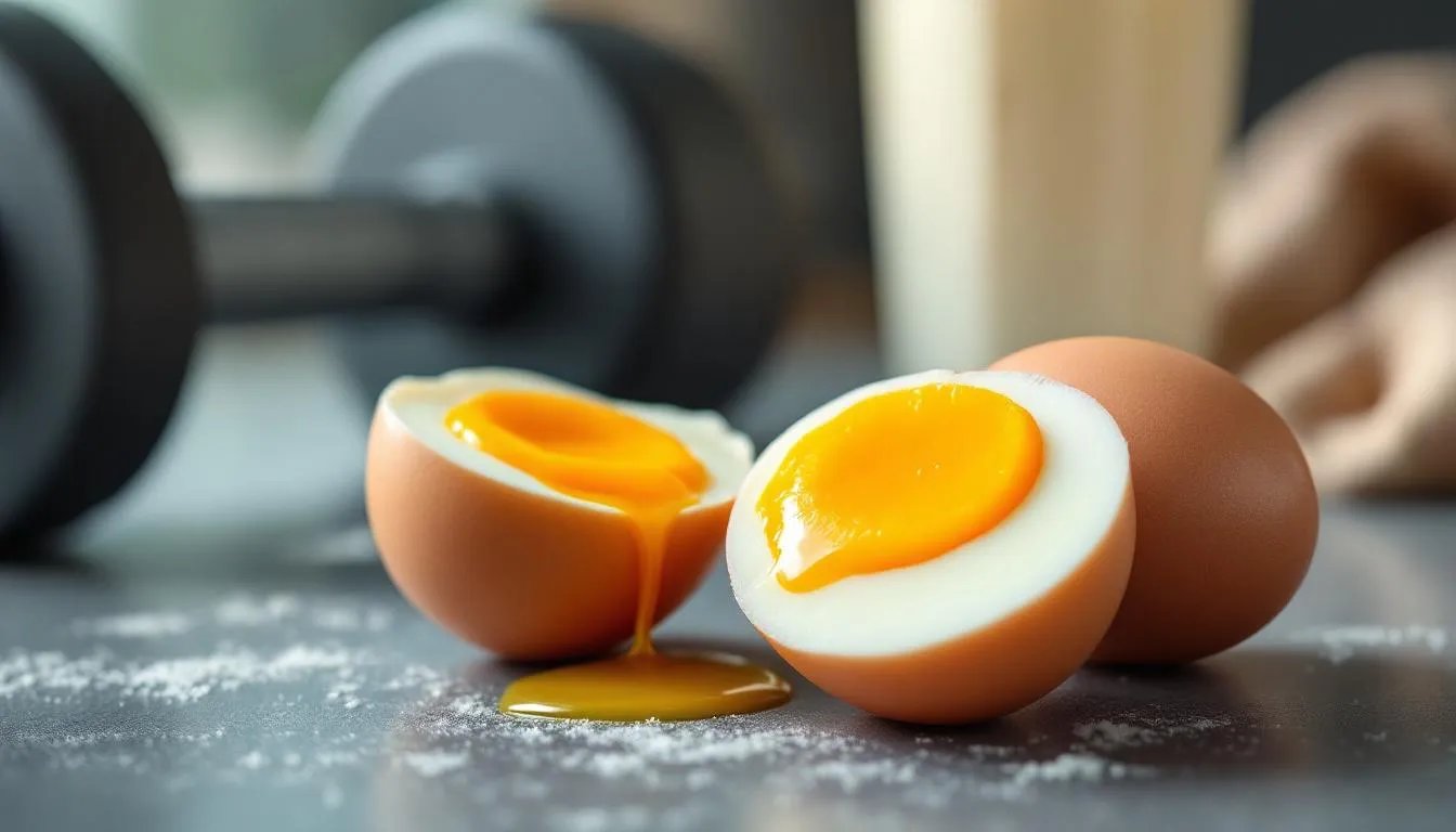 oeuf cuit vs oeuf cru musculation représentation