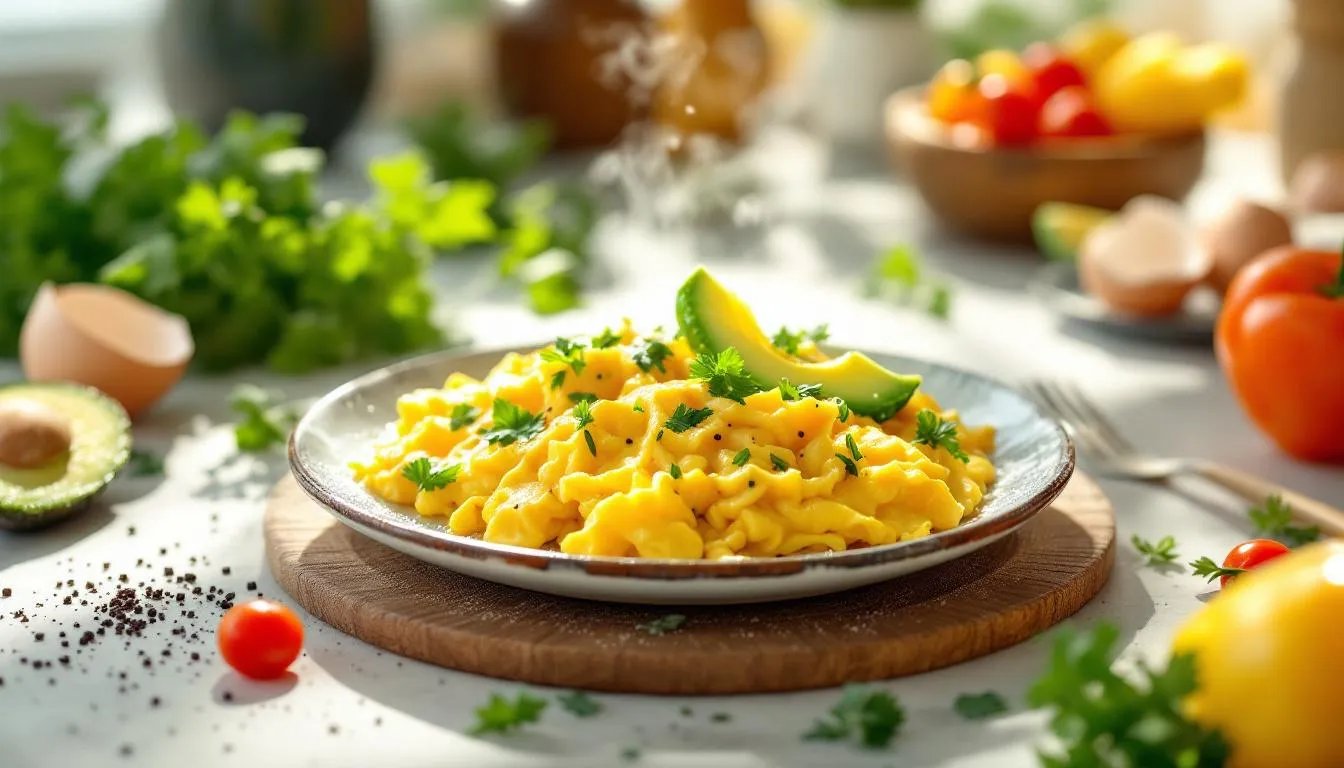 oeufs brouillés musculation recette rapide et facile représentation
