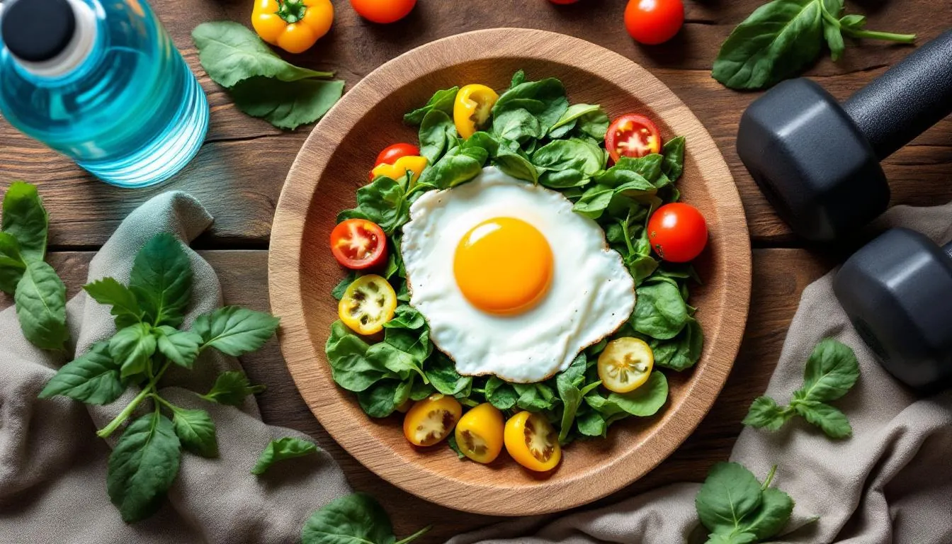 Représenatation de oeufs apres training cardio