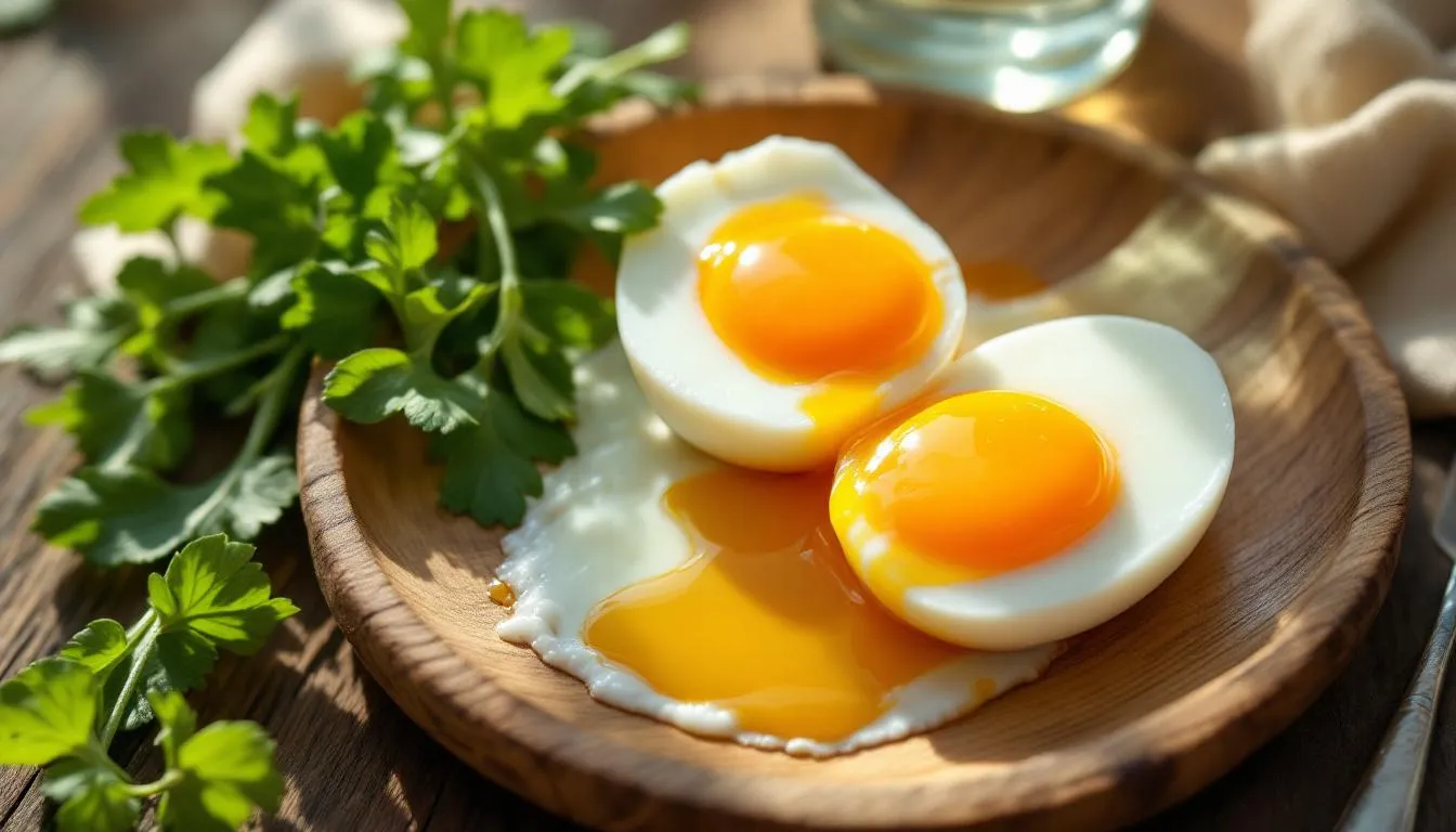 Représenatation de oeufs mollets post entraînement avantages