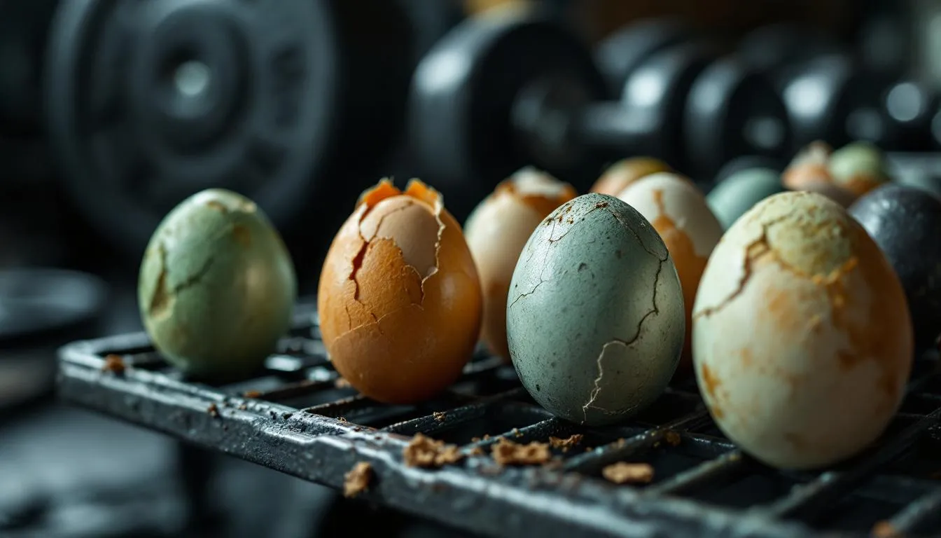 Représenatation de oeufs périmés musculation risques et précautions