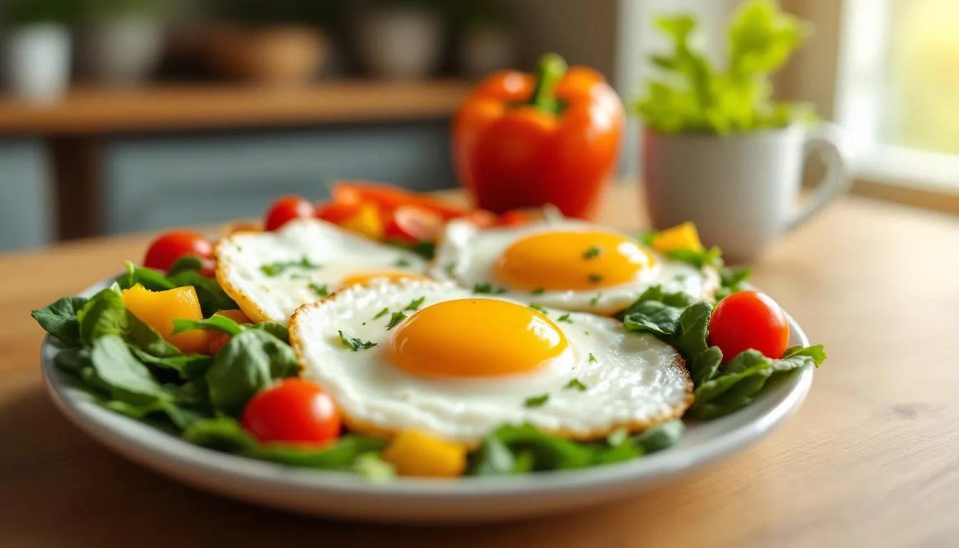 Représenatation de oeufs pour la musculation chez les seniors