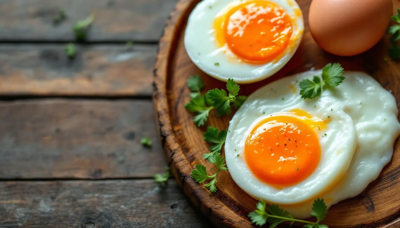 Représenatation de comment cuire des oeufs pour conserver les protéines musculation