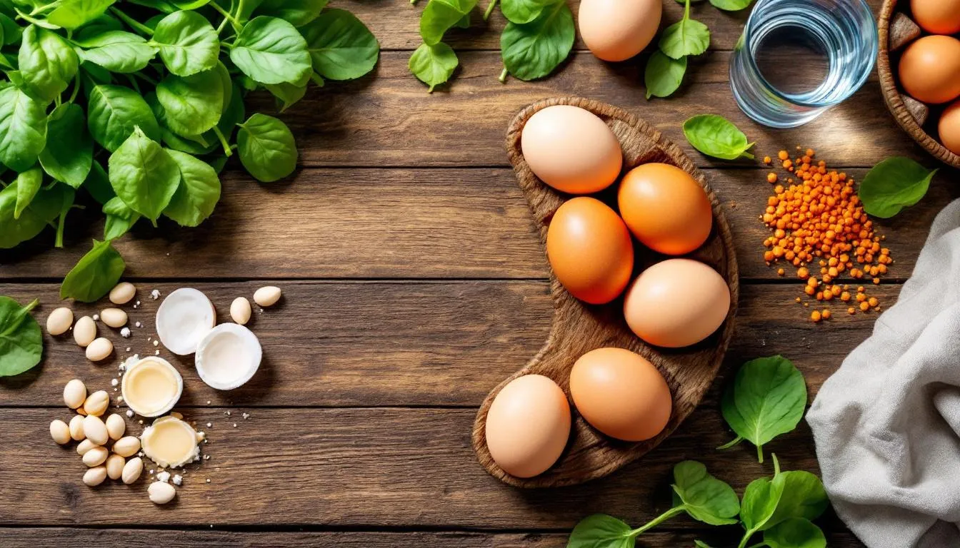 Représenatation de oeufs calibre musculation