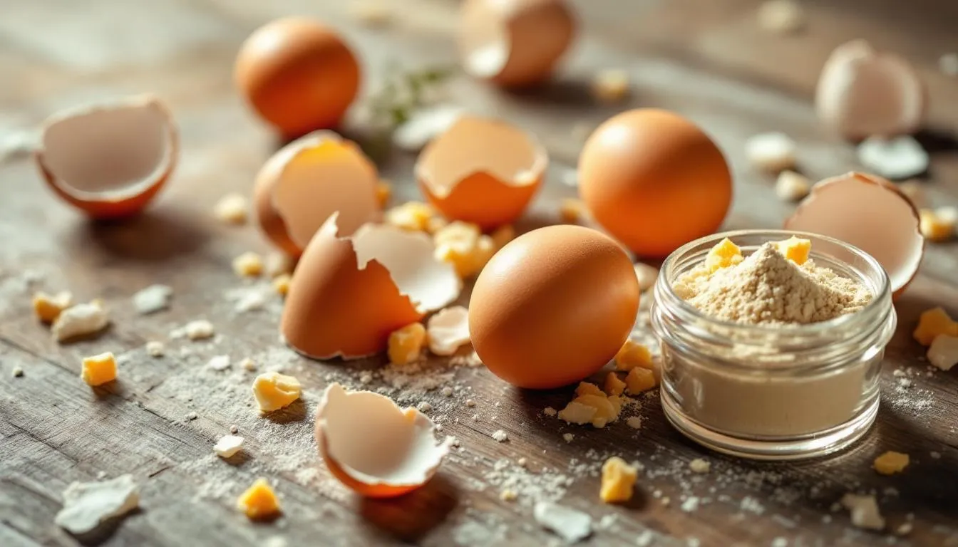 Représenatation de oeufs et créatine naturelle
