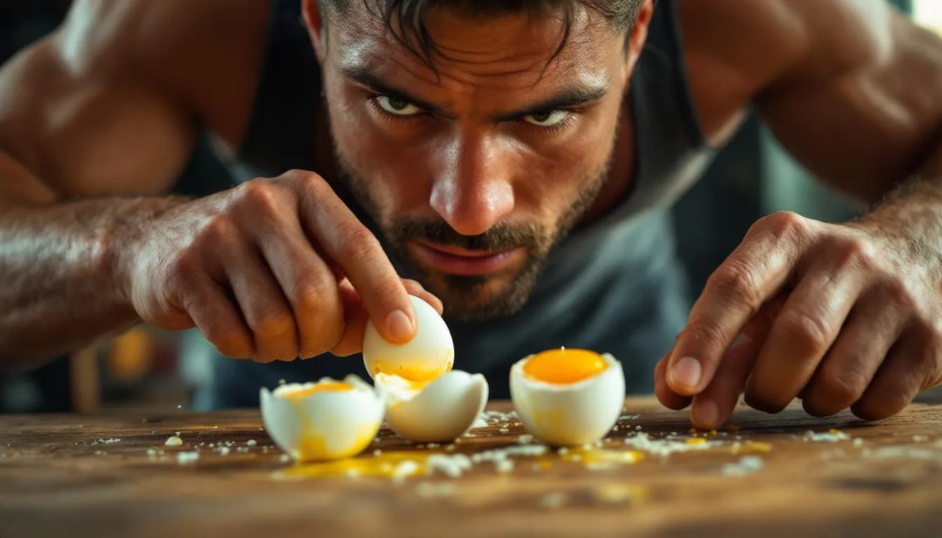 Représenatation de oeufs et santé cardiovasculaire musculation
