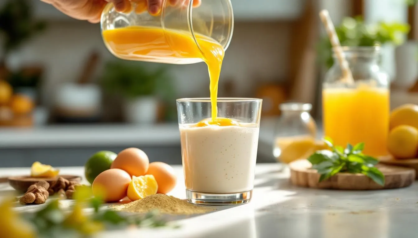 Représenatation de oeufs pour shaker protéine maison musculation