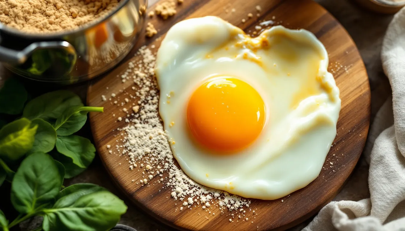 Représenatation de cuisson à basse température œufs musculation