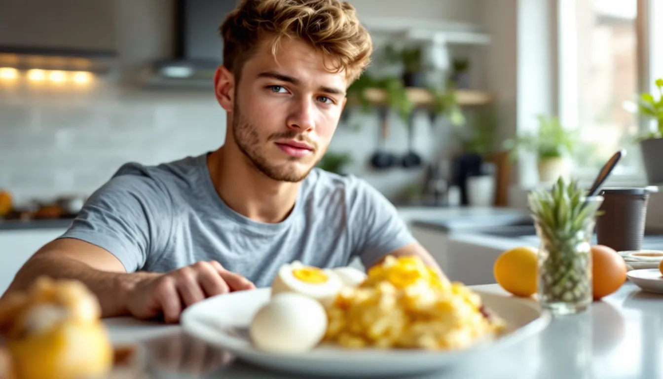 Représenatation de oeufs et musculation adolescent conseils