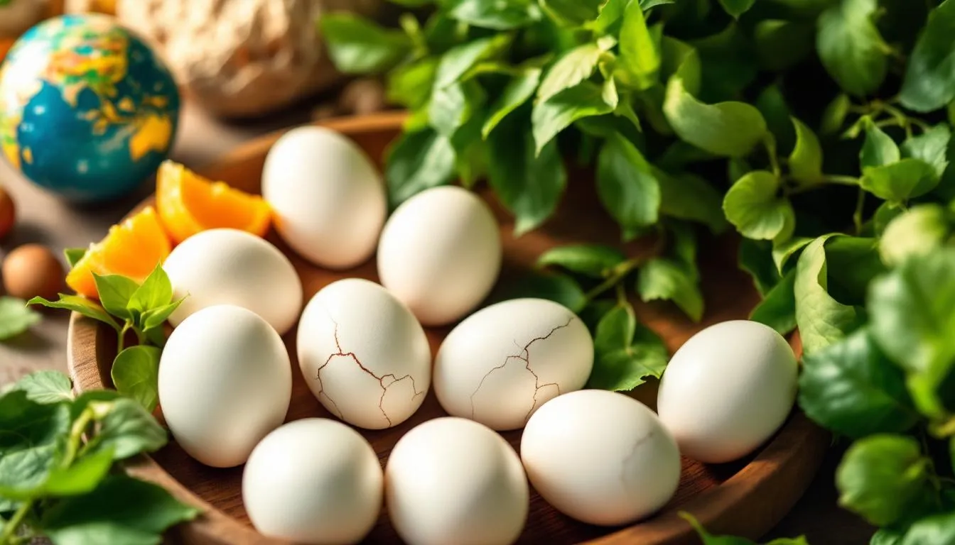 Représenatation de oeufs musculation impact environnemental