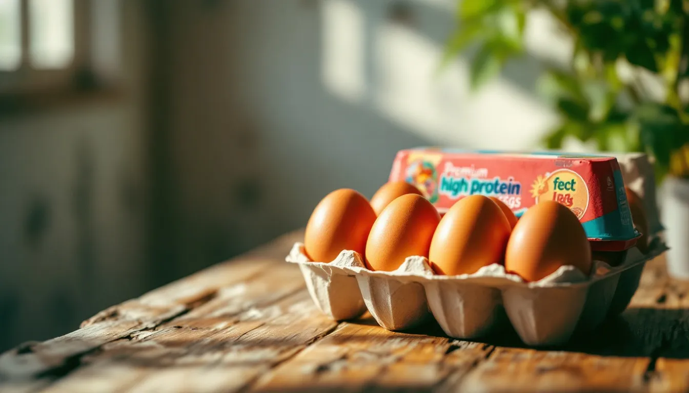 Représenatation de quelle est la meilleure marque d'œufs pour la musculation