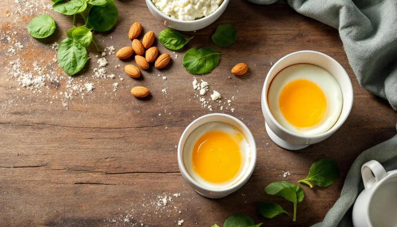 Représenatation de oeufs à la coque musculation pour un petit déjeuner rapide