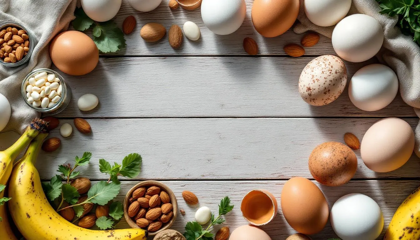 Représenatation de oeufs colorés quelle différence pour la musculation