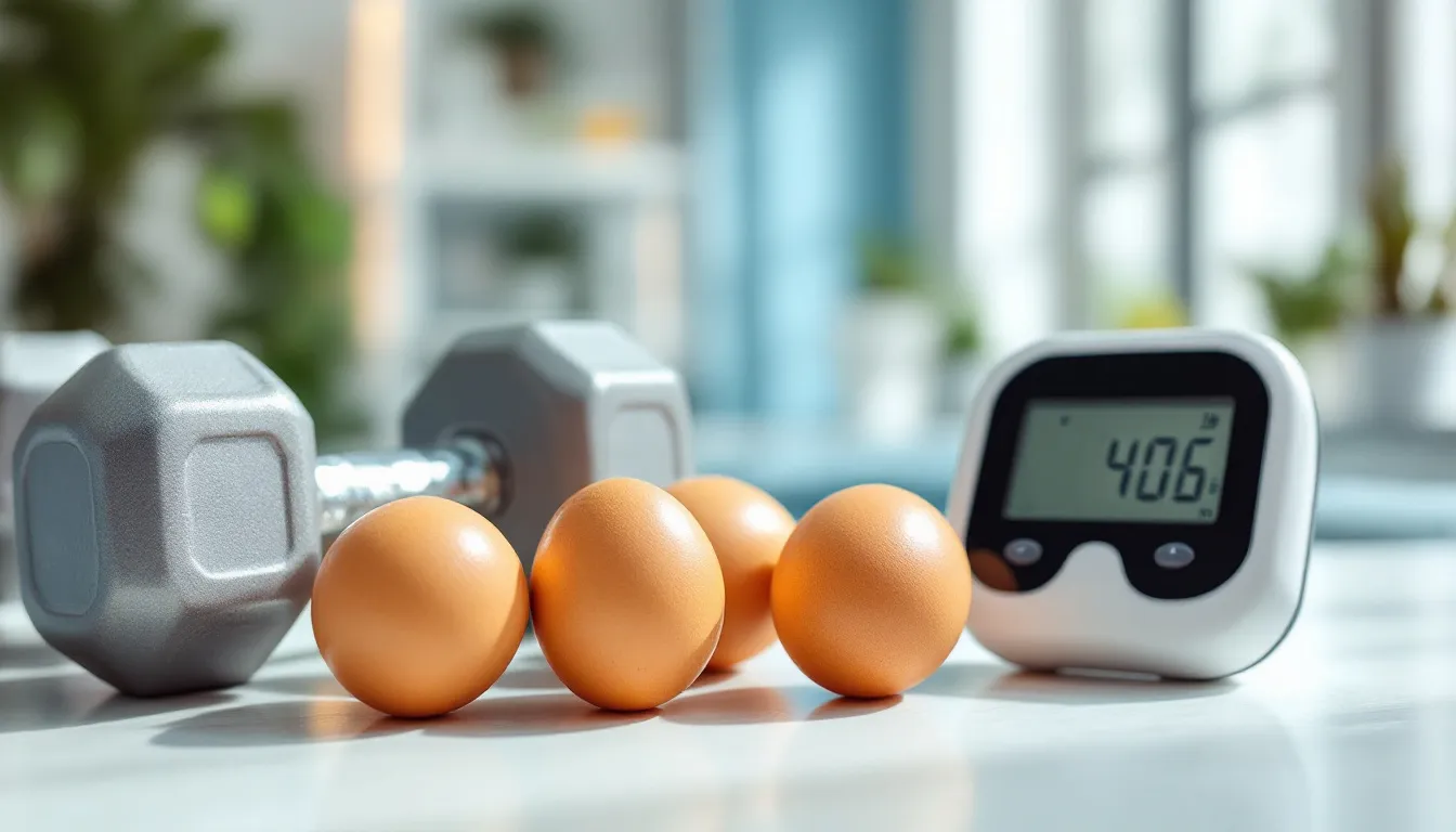 Représenatation de oeufs et musculation : impact sur la glycémie