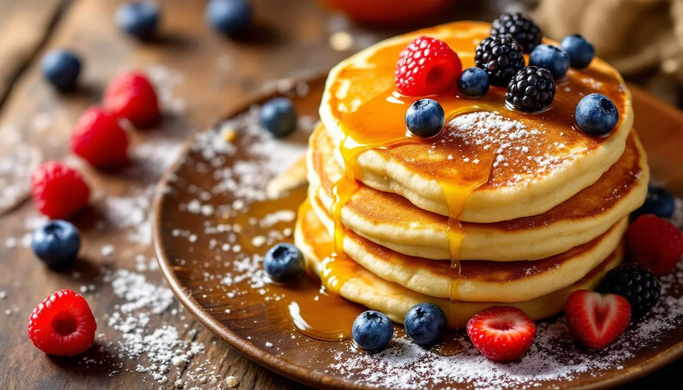 Représenatation de recette crêpes protéinées à base d'oeufs pour sportifs
