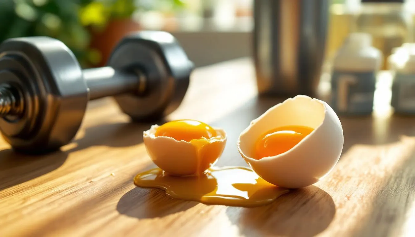 Représenatation de musculation faut il manger le jaune d'oeuf ?