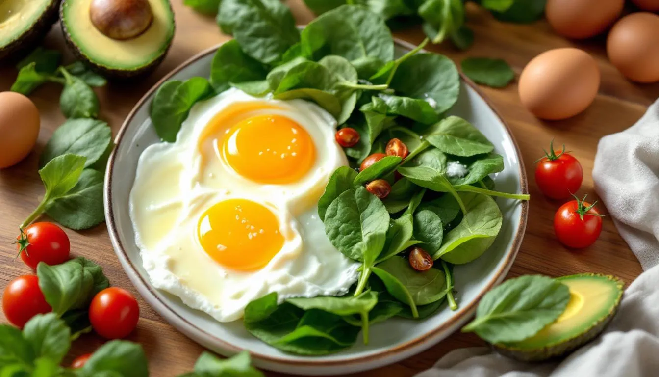 Représenatation de oeufs pour un régime à faible teneur en glucides musculation